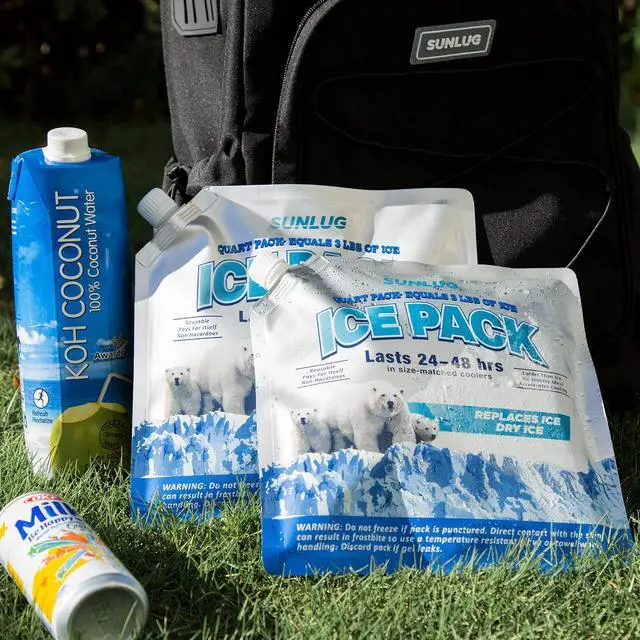 Alt view image 5 of 5 - Cooler Ice Packs, 5 Pack Reusable Ice Packs for Coolers Long Lasting Freezer Packs for Cooler Bag, Lunch Bags, Cooler Backpacks