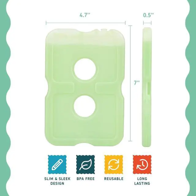 Alt view image 4 of 6 - Ice Pack - Freezer Packs - Original Cool Pack | Slim & Long-Lasting Ice Packs for Your Cooler Bag (4)