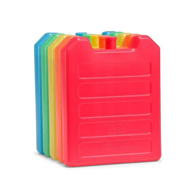 Alt view image 2 of 7 - Cool Coolers , 5 Pack Days of the Week Ice Blocks, Compact & Reusable Ice Packs for Lunch Boxes & Coolers, Multi Colored