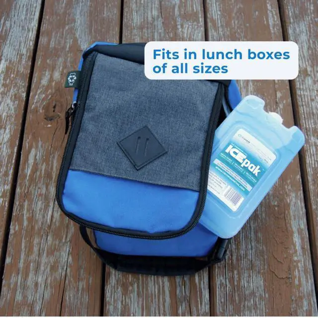 Alt view image 7 of 7 - ICEpak Large Hard Shell Reusable Ice Packs for Coolers and Lunch Box Use, Freezer Safe Gel Design, Professional Grade Cooling, Non-Toxic and BPA Free, Travel Accessories, Small (4 Pack)