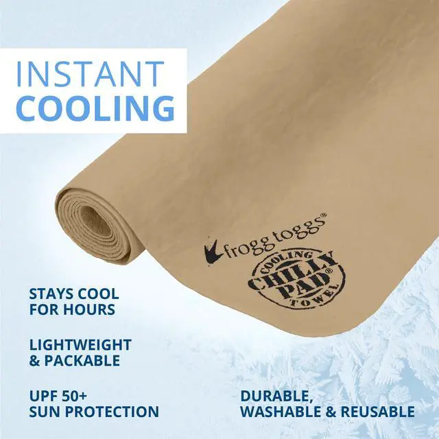 Alt view image 3 of 7 - The Original Chilly Pad Cooling Towel Sand