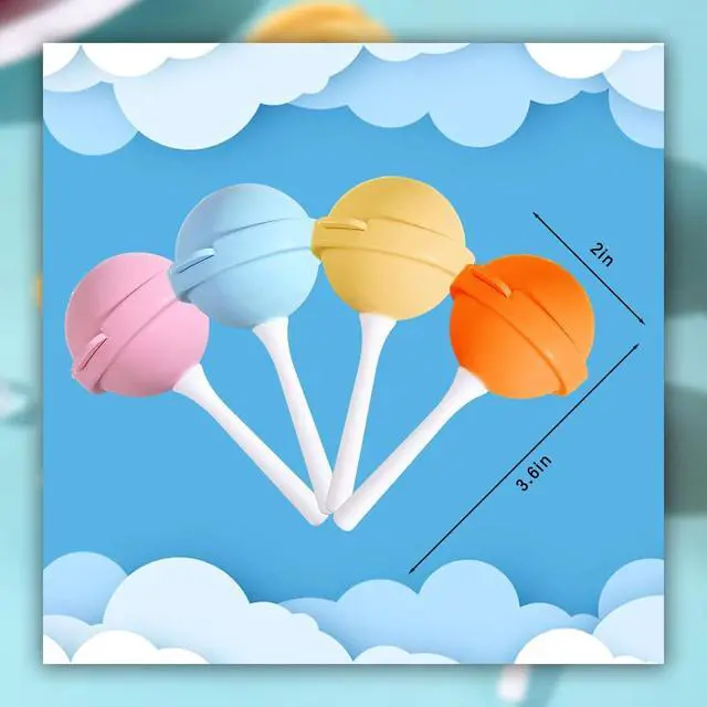 Alt view image 2 of 6 - Silicone Lollipop Ice Cream Maker, Homemade Popsicle Molds, DIY Popsicle Maker for Kids, Lollipop Ice Cream Mold, Reusable Popsicle Molds