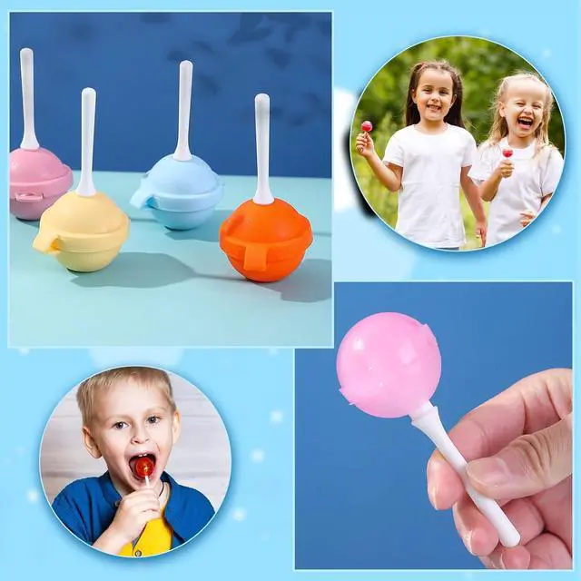 Alt view image 4 of 6 - Silicone Lollipop Ice Cream Maker, Homemade Popsicle Molds, DIY Popsicle Maker for Kids, Lollipop Ice Cream Mold, Reusable Popsicle Molds