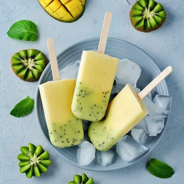 Alt view image 7 of 7 - Popsicle Molds,6 Pieces Popsicles Molds Silicone BPA Free,Homemade Popsicle Maker,Reusable Easy Release Ice Pop Molds for Kids Adults,with 50 Popsicle Sticks and 50 Popsicle Bags(Green)