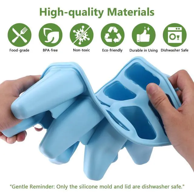 Alt view image 2 of 7 - 10-Count Popsicle Mold with 200 Sticks, 200 Bags, 10 Reusable Sticks