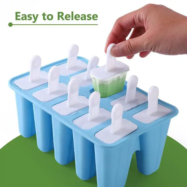 Alt view image 3 of 7 - 10-Count Popsicle Mold with 200 Sticks, 200 Bags, 10 Reusable Sticks