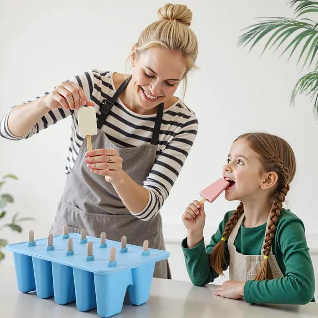 Alt view image 7 of 7 - 10-Count Popsicle Mold with 200 Sticks, 200 Bags, 10 Reusable Sticks