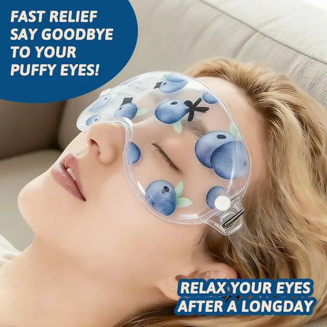 Alt view image 5 of 7 - 4 Pcs Ice Eye Packs, Cooling Eye Masks, Eyes Cold Compress for Hot Cold Therapy, Puffy Eyes, Dark Circles, Headaches, Migraines, Stress Relief