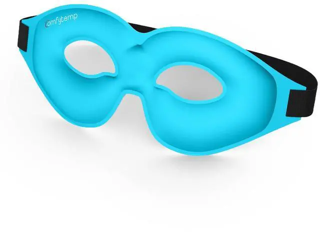 Main image of Cold Gel Eye Mask, Cooling Eye Ice Pack for Puffiness, Reusable Cold Compress Freeze Sleep Mask for Puffy Eye, Dry Eyes, Sinus Pressure, Migraine Relief, 2 Temp Side, 1 Pcs