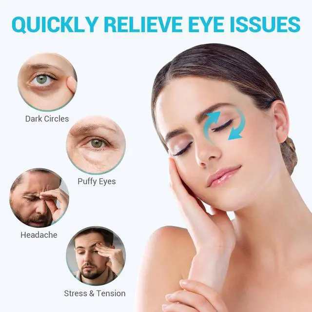 Alt view image 6 of 7 - Cold Gel Eye Mask, Cooling Eye Ice Pack for Puffiness, Reusable Cold Compress Freeze Sleep Mask for Puffy Eye, Dry Eyes, Sinus Pressure, Migraine Relief, 2 Temp Side, 1 Pcs