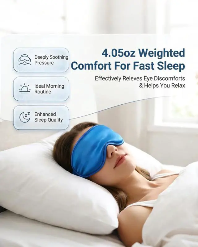 Alt view image 7 of 7 - Cooling Eye Mask for Puffy Eyes: Fsa Eligible Items Hsa, Face Ice Eye Pack for Migraine After Surgery Relief - Reusable Cold Compress for Headaches Puffiness - Comfortable Weighted Fit Gel Sleep Mask