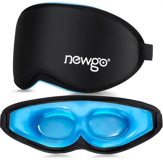 Main image of 3D Cooling Sleep Mask, Weighted Cooling Gel Eye Mask for Sleeping, Cold Eye Mask, Hot Cold Therapy Blackout Sleep Mask for Puffiness, Dark Circles, Dry Eyes, Headaches and Stress Relief