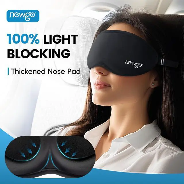 Alt view image 6 of 7 - 3D Cooling Sleep Mask, Weighted Cooling Gel Eye Mask for Sleeping, Cold Eye Mask, Hot Cold Therapy Blackout Sleep Mask for Puffiness, Dark Circles, Dry Eyes, Headaches and Stress Relief