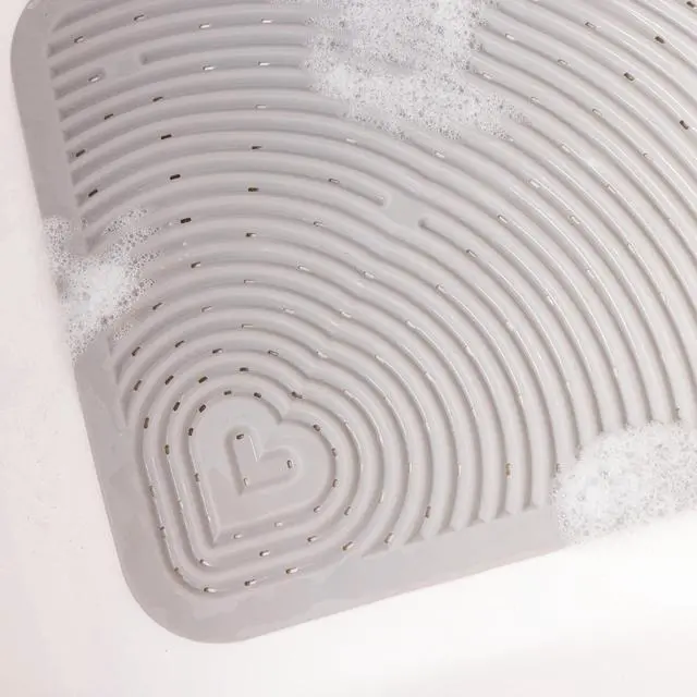 Alt view image 3 of 7 - Soft Spot Baby Bath Mat for Tub, Cushioned Bathtub Mat for Toddlers and Kids, 36"x17", Grey