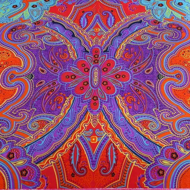 Alt view image 5 of 7 - Boho Queen Duvet Cover, 100% Microfiber Ethnic Bohemian Colorful Bedding Set for Men Women, Yellow Orange Modern Geo Bohemian Print Duvet Cover, with Zipper Closure Luxury Soft Durable (Queen, 3pcs)