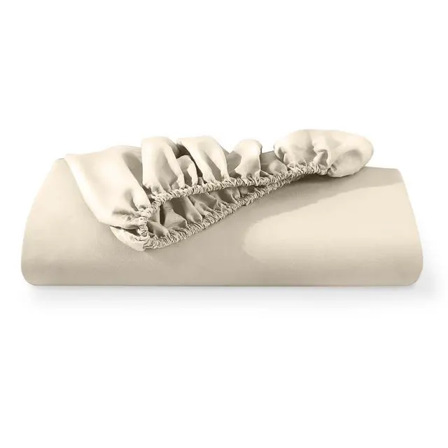 Alt view image 7 of 7 - Fitted Bottom Sheet Queen Size - Premium 1800 Ultra-Soft - Hotel Luxury - Deep Pocket - Durable and Long Lasting - Fitted Sheet (Queen, Sand)