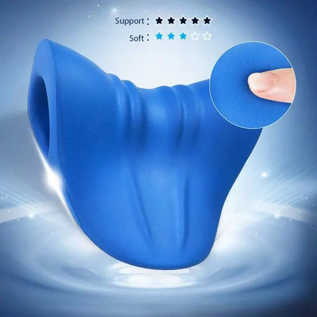 Alt view image 3 of 6 - Neck and Shoulder Relaxer, Cervical Traction Device for TMJ Pain Relief and Cervical Spine Alignment, Chiropractic Pillow Neck Stretcher