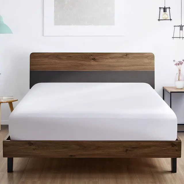 Alt view image 6 of 7 - Twin Fitted Sheet - Hotel Quality - Ultra Soft & Breathable - Brushed Microfiber - Deep Pocket - Cooling Fitted Sheet for Twin Size Bed (White)