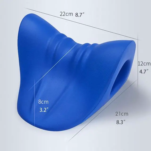 Alt view image 6 of 6 - Neck and Shoulder Relaxer, Cervical Traction Device for TMJ Pain Relief and Cervical Spine Alignment, Chiropractic Pillow Neck Stretcher
