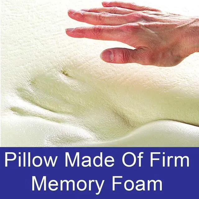 Alt view image 3 of 7 - Memory Foam Cervical Neck Pillow, Round - Contoured Design to Support Neck and Shoulders, Relieve Pain and Pressure, Neck Roll Pillow for Sleeping, Neck Pillow, Memory Foam Neck Pillow
