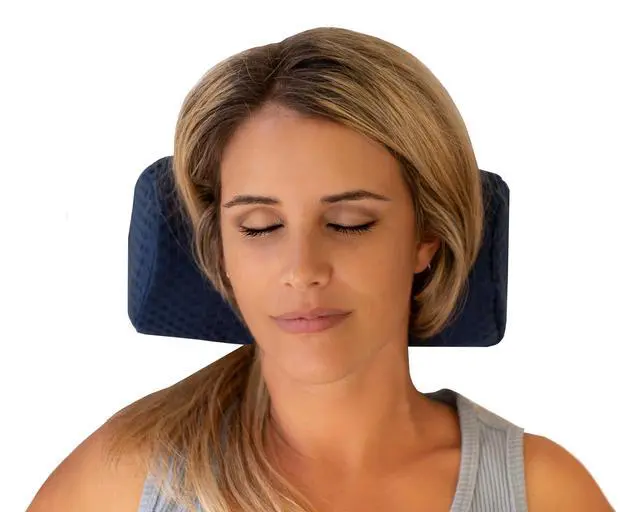 Alt view image 7 of 7 - Memory Foam Cervical Neck Pillow, Round - Contoured Design to Support Neck and Shoulders, Relieve Pain and Pressure, Neck Roll Pillow for Sleeping, Neck Pillow, Memory Foam Neck Pillow