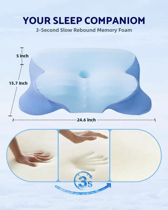 Alt view image 4 of 7 - Cervical Neck Pillow