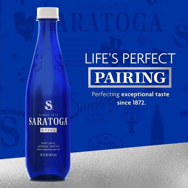 Alt view image 3 of 7 - Spring Water Bottles, 6 Pack Still Bottled Water Recycled PET Plastic Bottles 16 Fl Oz