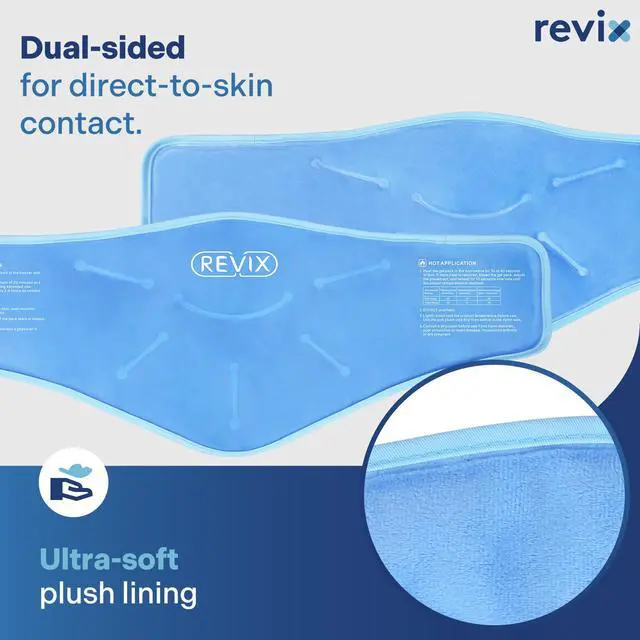 Alt view image 3 of 7 - Neck Ice Pack Wrap Reusable Hot Cold Gel Pack for Neck and Shoulder, Large Flexible Design with Soft Plush Lining, Cervical Gel Ice Wrap Ideal for Post-Workout Recovery, Fatigue & Relaxation