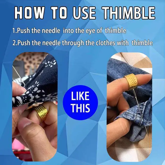 Alt view image 4 of 6 - 42Pcs Large Eye Sewing Needles 6 Sizes with Threader for Embroidery