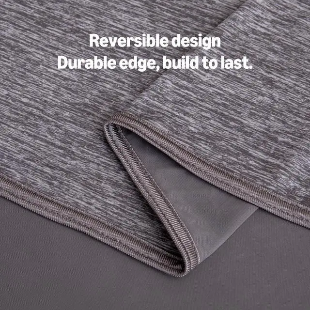 Alt view image 4 of 6 - Cooling Blanket for Hot Sleepers, Reversible Lightweight Thin Throw Blanket for Bed, Couch and Sofa, Throw (50" x 70"), Dark Gray