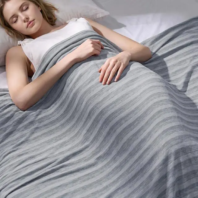 Main image of Cooling Blanket Throw- 50"x70" Summer Cooling Throw Blanket for Hot Sleepers Arc-Chill Q-Max >0.45 Cool Fiber, Keeps Cool for Night Sweats, Soft Lightweight Sofa Blankets for Kid Adults