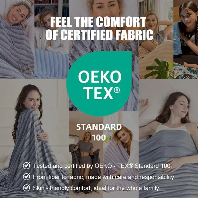 Alt view image 2 of 7 - Cooling Throw Blanket with Double Sided Cold Effect, Lightweight Breathable Summer Coastal Theme Bed Blanket, Transfer Heat to Keep Body Cool for Hot Sleepers Night Sweats,50"x70"