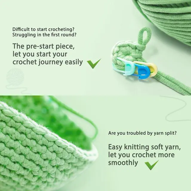 Alt view image 6 of 7 - Kit for Beginners: Highland Cow Crochet Kit, Learn to Crochet, Include Easy Knitting Soft Yarn, Step-by-Step Video Tutorial, Hook, Holiday Birthday Gift for Adults and Teen(30%+ Yarn)