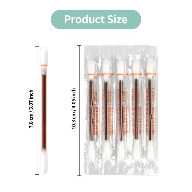 Alt view image 3 of 7 - Organic Cotton Iodine Swabsticks, 50 Count