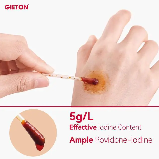 Alt view image 3 of 5 - FSA | HSA Eligible 125-Count Povidone Iodine Swabs, Iodine Swabsticks, Iodine Cotton swabs, Wound Care, First Aid Kits, Nasal & Ear Gentle Care and Emergency Care for The Whole Family.