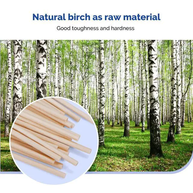 Alt view image 3 of 7 - Medical Cotton Swabs, Cotton Swabs with Wooden Sticks, 1000 Count