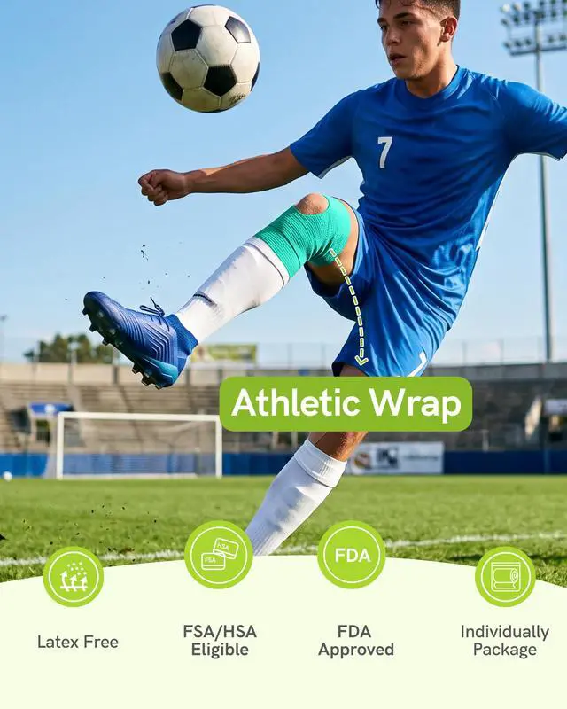 Alt view image 2 of 7 - Self Adhesive Bandage Wrap, Medical Tape in First Aid Kit, Cohesive Bandages for Wounds Sport Vet, 2 Inches X 5 Yards 6 Rolls, Rainbow