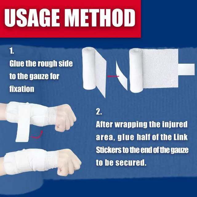 Alt view image 7 of 7 - 24 Pack Gauze Rolls Bandages 4 x 4.1 yd Premium Quality Lint and Latex-Free Conforming Stretch Designed for Wound Care for Wound Dressing Support(Ideal for Home and car First aid Kits)