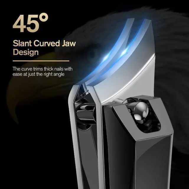 Alt view image 3 of 7 - Ingrown Nail Clipper - Slant Curved Blade Nail Clipper for Thick Toenails and Ingrown Nails, Podiatrist Toenail Clippers for Seniors and Men