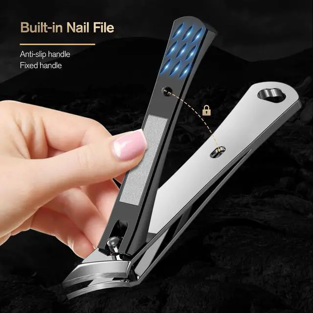 Alt view image 5 of 7 - Ingrown Nail Clipper - Slant Curved Blade Nail Clipper for Thick Toenails and Ingrown Nails, Podiatrist Toenail Clippers for Seniors and Men