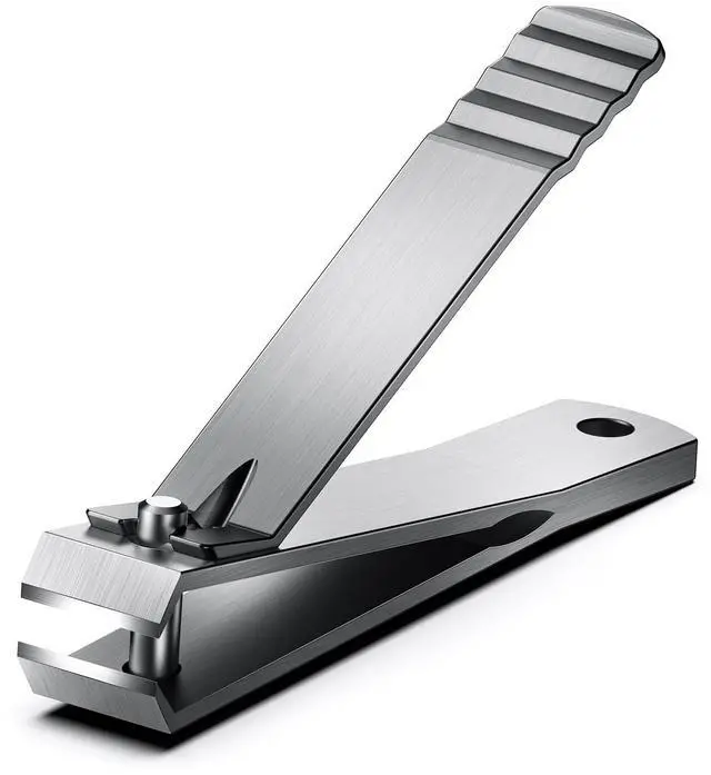 Main image of Heavy Duty Straight Blade Nail Clippers for Thick Toenails, Professional Stainless Steel Fingernail Toenail Clippers Trimmers - Thick Wide Jaw Toe Nail Clippings for Seniors, Men & Women - Silver