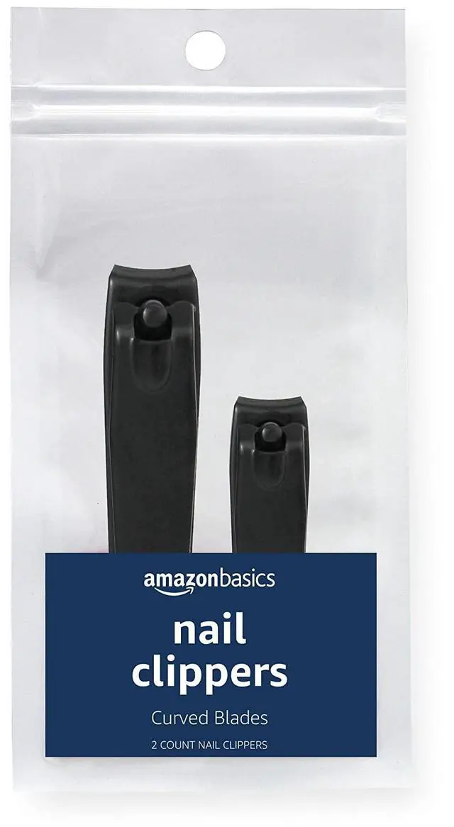 Main image of Toenail and Fingernail Clipper Set, Nail Clippers, Grooming Tool, Black