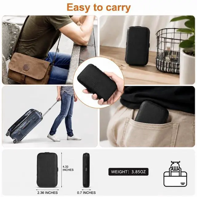 Alt view image 5 of 6 - Nail Clipper Set - Professional Manicure Set 10 PCS Stainless Steel Nail Kit with Travel Case, Nail Clippers Set Gift for Men Women