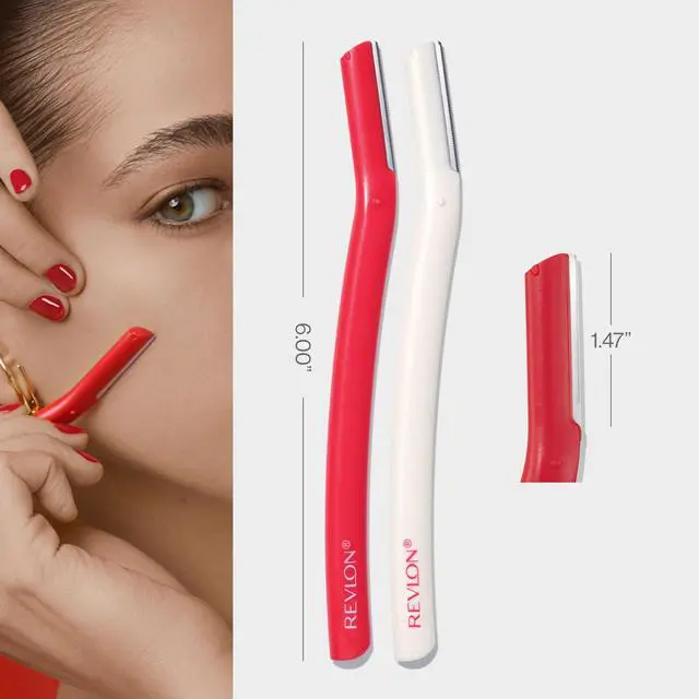 Alt view image 4 of 7 - Face Defuzzers, High Precision Hair Removal and Dermaplaning Blade, Smooth Skin, Made with Stainless Steel, 2 Count
