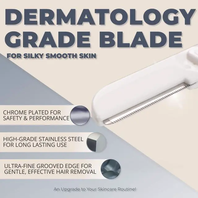 Alt view image 5 of 7 - Dermaplaning Razor (6 Count) Face Razors for Women for Peach Fuzz, Eyebrow Shaping & Gentle Exfoliation At-Home Facial Shaver for Smooth Skin and Flawless Makeup Prep