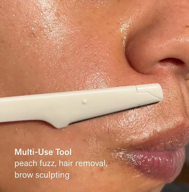 Alt view image 4 of 7 - Dermaplane Razor | Precision Eyebrow Shaper, Facial Hair Removal for Women & Exfoliation | Professional Dermaplaning Tool for Face | Plastic-Free - 3 Count