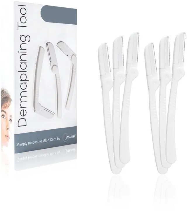 Main image of Dermaplaning Razor (6 Count) Face Razors for Women for Peach Fuzz, Eyebrow Shaping & Gentle Exfoliation At-Home Facial Shaver for Smooth Skin and Flawless Makeup Prep