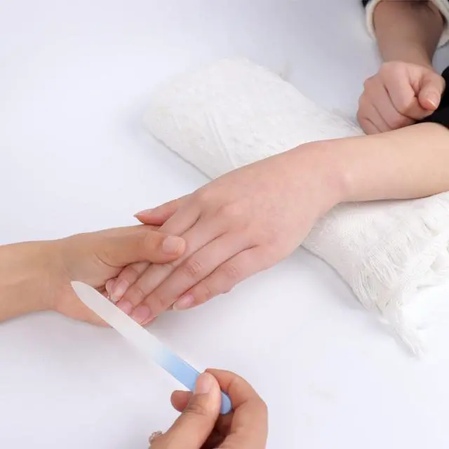 Alt view image 3 of 7 - 3 Pack Glass Nail Files with Case, Ultra Quality Professional Fingernail Files, Double Sided Premium Nail Filer for Natural, Pedicure, Artificial, Fake Nails