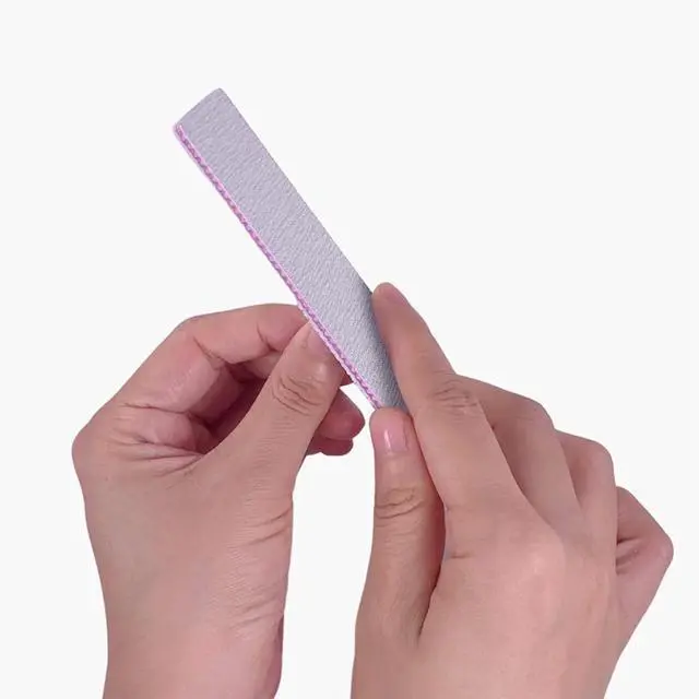 Alt view image 7 of 7 - Nail Files (12 Packs), Professional 180/240 Grit Double Sided Emery Boards for Natural Nails Fingernail Toenail File Kit, Heavy Duty Emory Nail Filer Set Limas para Uñas Acrílicas Profesional