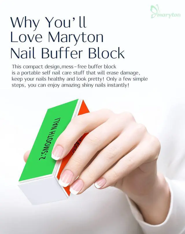 Alt view image 2 of 7 - Professional Nail Buffer Block - Ultimate Shine Nail Buffing Block with 4 Way Buffing Methods, Smooth & Buff & Shine All-in-one Buffer for Optimum Natural Nail Care, 2 Count